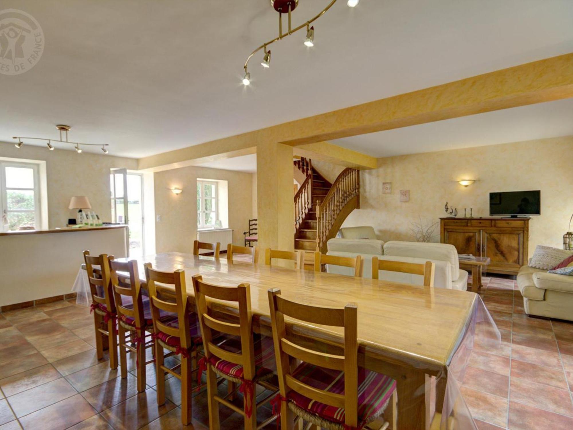 Belle Maison De Campagne Avec Piscine, 4 Chambres, Jardin Et Terrasse Pres De Montbrison - Fr-1-496-48 Chalain-le-Comtal Экстерьер фото